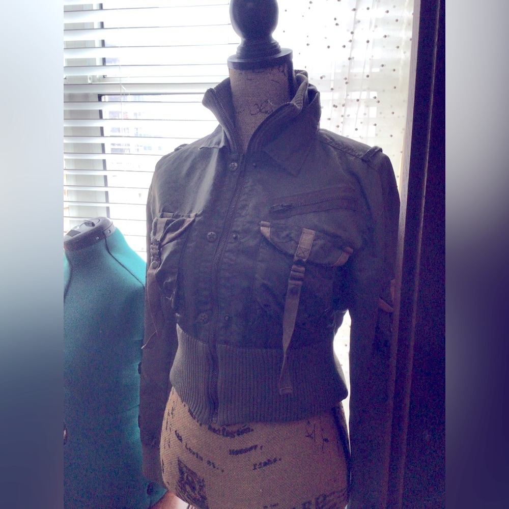 Crop Bomber Jacket